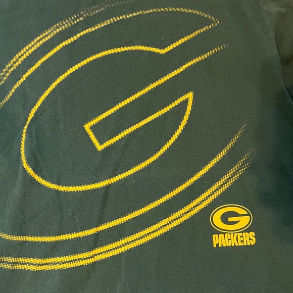 vintage reebok green bay packers short sleeve t-shirt size medium - Picture 2 of 3